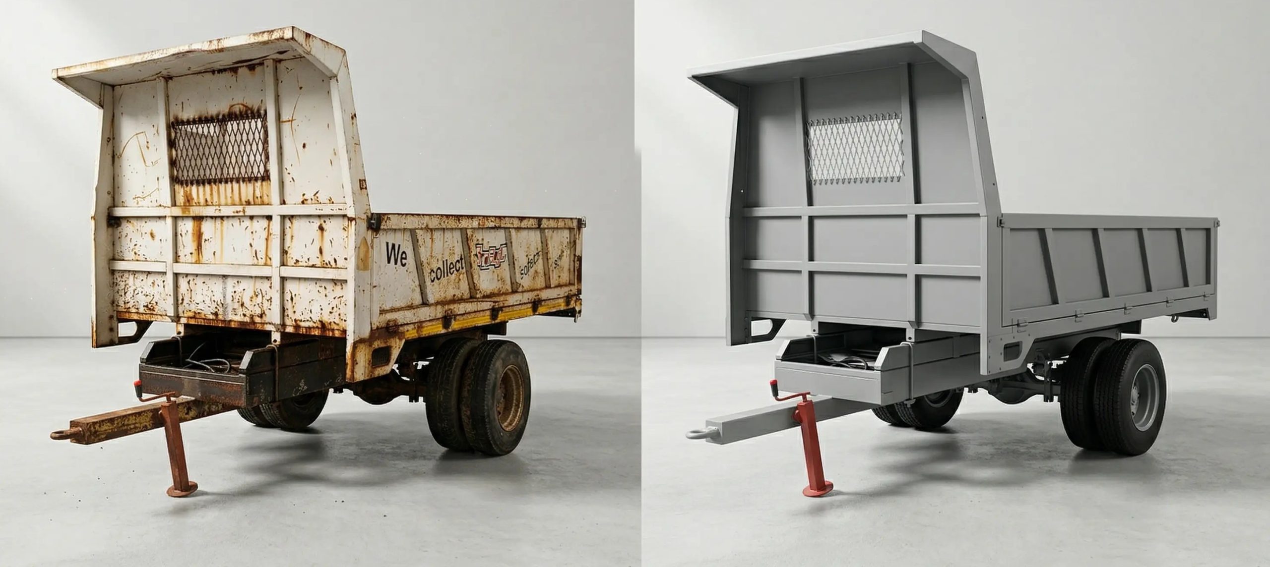 After: Refurbished Trailer