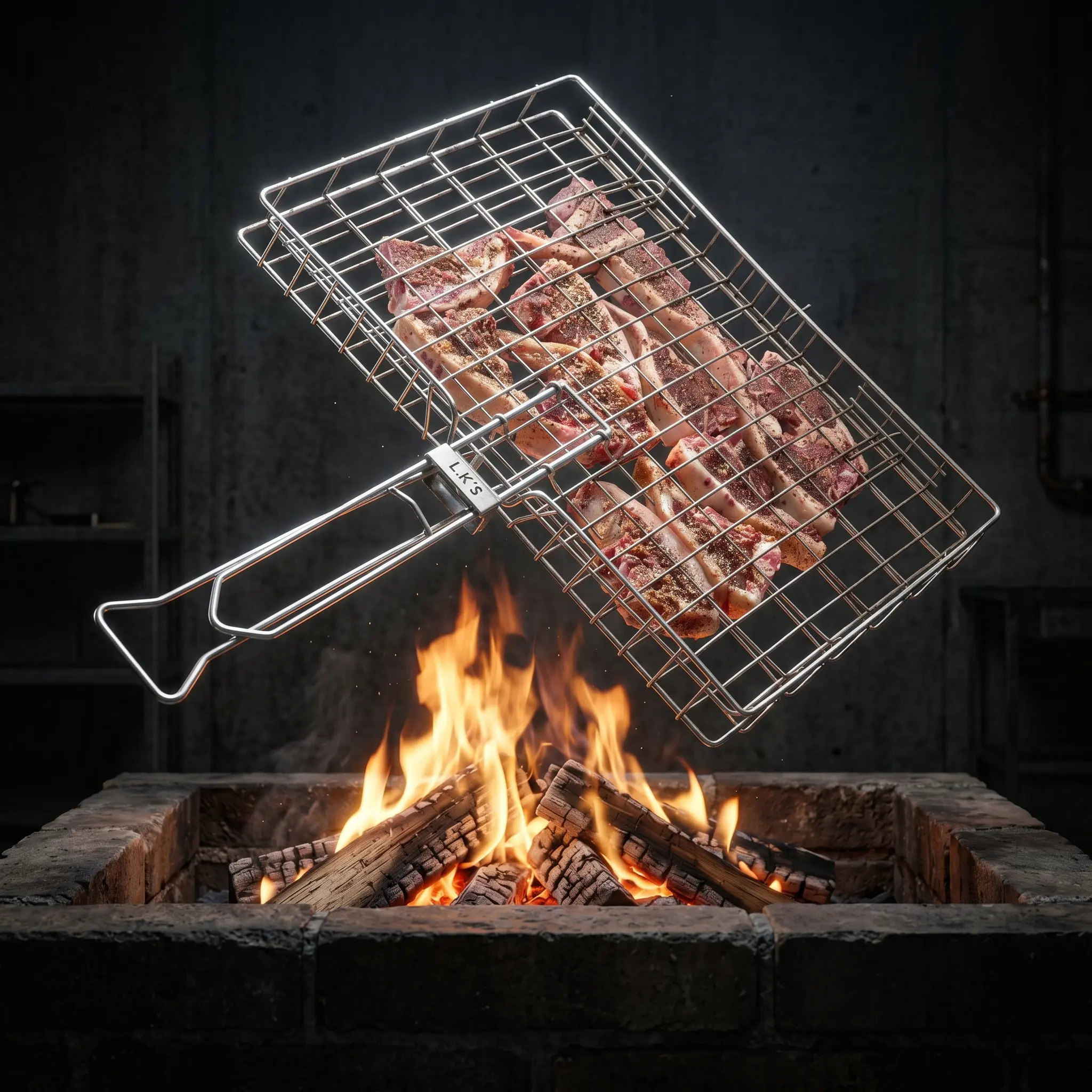 After: Braai Grid with Meat