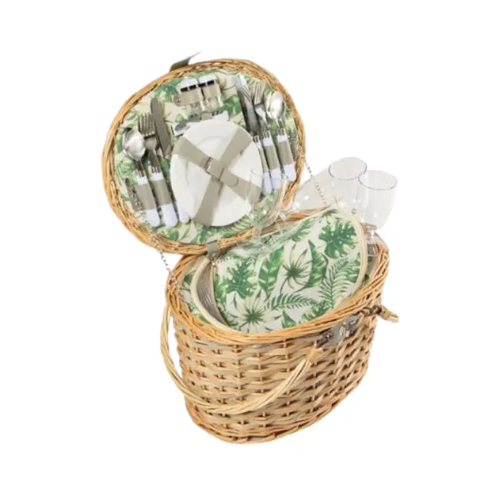 Before: Green Picnic Basket