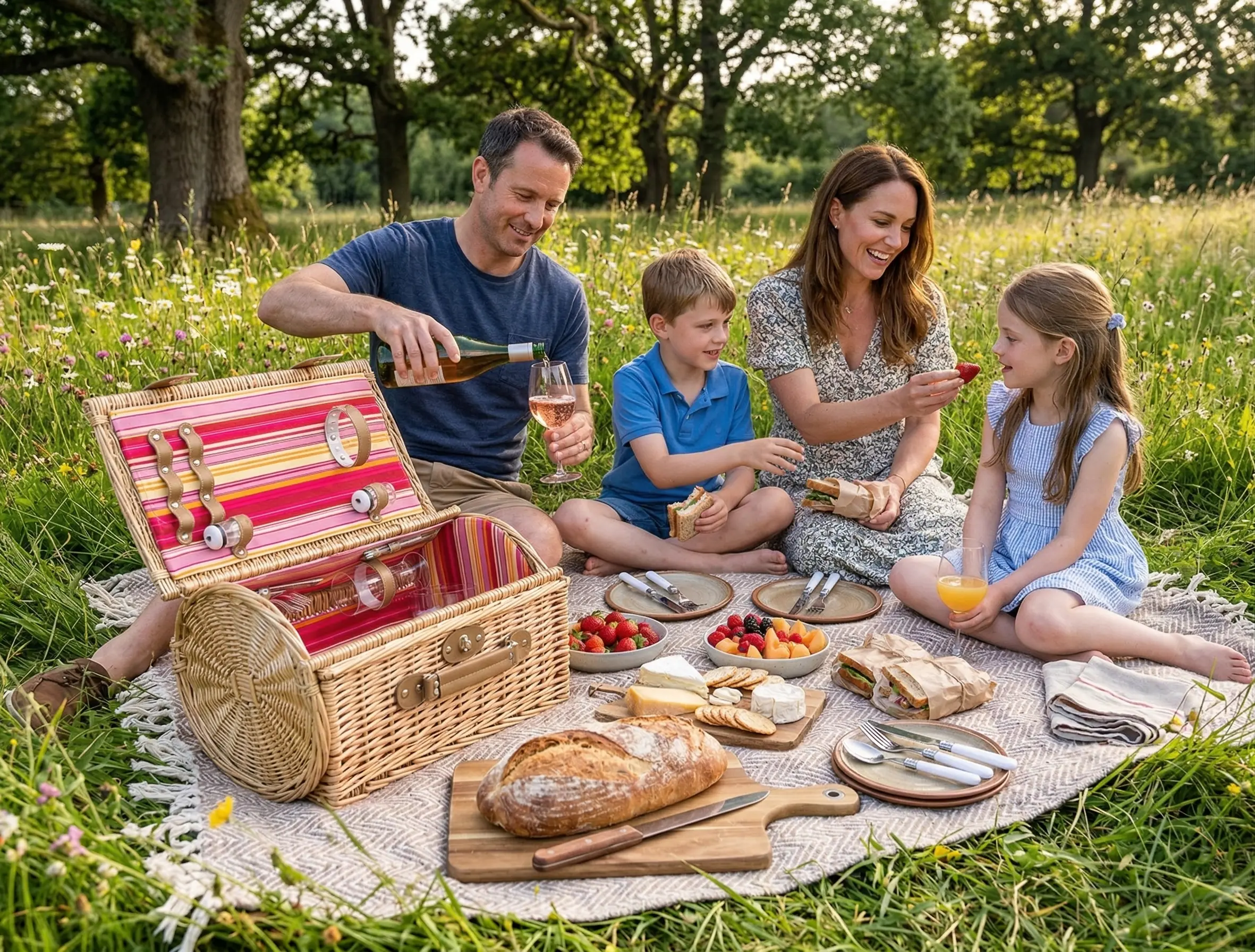 After: Pink Picnic Basket