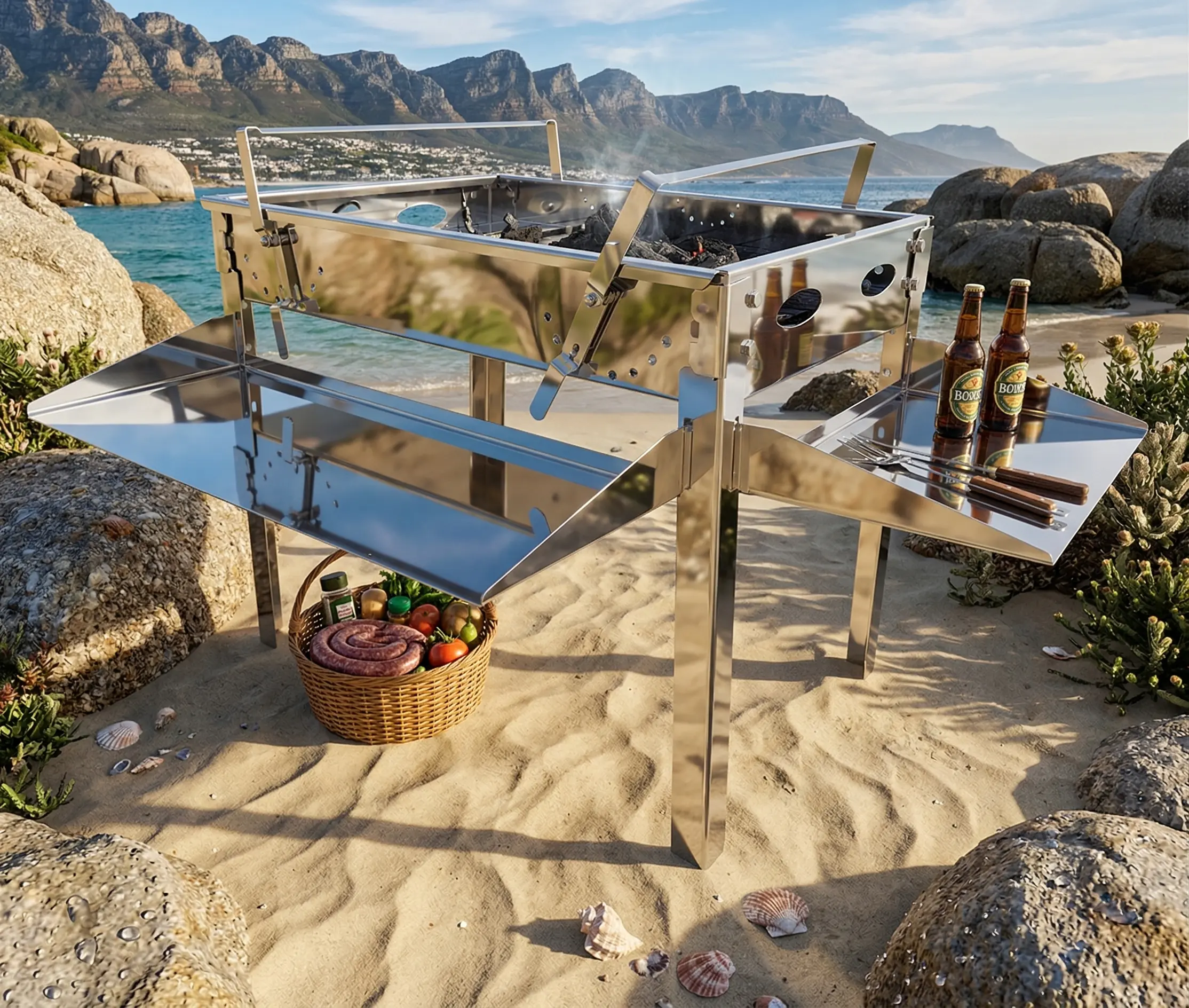 After: Portable Braai